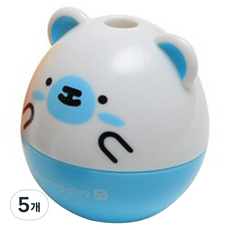 모닝글로리 댄싱 뭉스 오뚝이 연필깎이, 랜덤발송, 5개