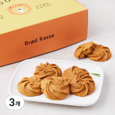 브로드카세 커피 버터쿠키, 180g, 1개입, 3개
