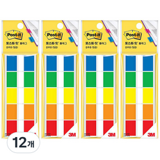 포스트잇 플래그 분류용 필름 인덱스 플래그 680-5KP, 1개입, 12개