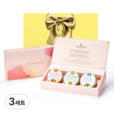 ROYAL ORCHARD 銀罐3種茶包禮盒組 + 購物袋, 3種茶包 x 6入, 3套