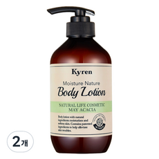 Kiren Moisture Nature Body Lotion 五月金合歡香氛, 500ml, 2個