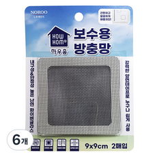 노루페인트 하우홈 보수용 방충망 2p, 6개