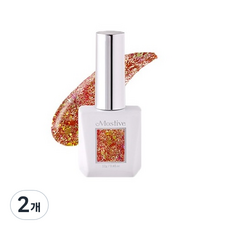 모스티브 스팽글 글리터 컬러 젤네일, MG-041 레드스팽글, 2개, 12g