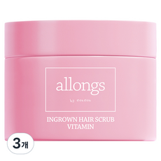 allongs 艾洛偲 內生毛髮磨砂膏 維他命, 350g, 3個