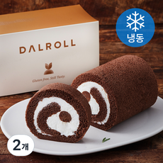 달롤 가나슈 달미롤 케이크 홀 (냉동), 300g, 2개