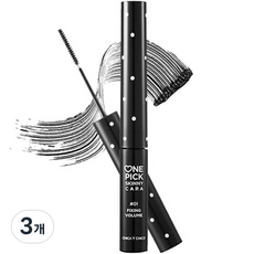 치카이치코 원픽 스키니카라 마스카라 3g, 픽싱볼륨, 3개
