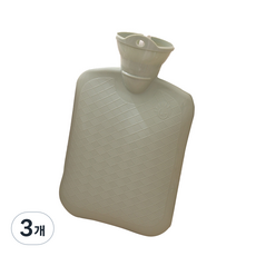 퀵살림 핸드워머 따뜻한 보온 물주머니 05 그린 1000ml, 3개