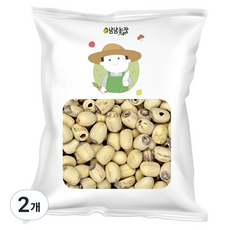 냠냠농장 밥에넣어 깐연자육, 2개, 400g