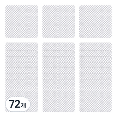다다 욕실 바닥 미끄럼방지 스티커 투명, 72개
