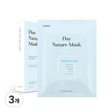 엘모르 데이 네이쳐 마스크 Waterdrop day, 3개, 7개입