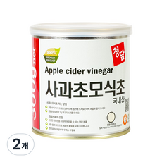 청담 사과 초모 식초 분말, 300g, 2개