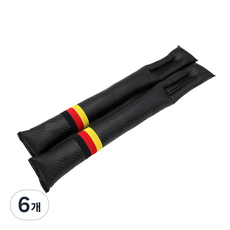엠노블 차량용 카본룩 틈새쿠션, 카본룩 + 독일, 6개