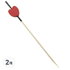 紅色愛心造型串籤, 100入, 2個