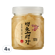 이엔푸드 페트 백초생강, 200g, 4개