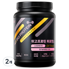 칼로바이 단백질쉐이크 퍼포맨스 골드 스트로베리핏, 1kg, 2개
