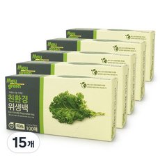 Maygreen 친환경 위생백 17cm x 25cm 100매, 15개