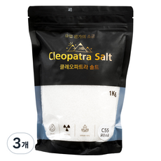 클레오파트라솔트 굵은소금, 3개, 1kg