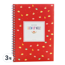 Jmilk 猴子與香蕉派對哺乳日誌, 紅色, 3個