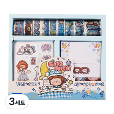 Fairy Tail紙膠帶+便條紙+貼紙禮盒, 晚安, 3組