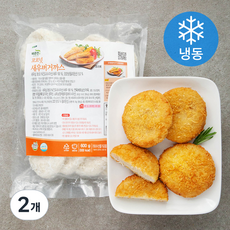 풀무원 풀스키친 코코넛 새우버거까스 (냉동), 2개, 600g