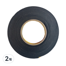 EVA 單面海綿膠帶 黑色, 2個