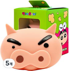 BELLEAMANT 蠟筆小新大臉車用芳香劑不理不理左衛門, 黑櫻桃, 5個