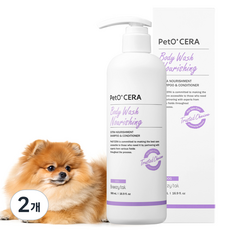 페토세라 저자극 강아지 보습 샴푸 올인원 러블리블러썸향, 500ml, 1개입, 2개