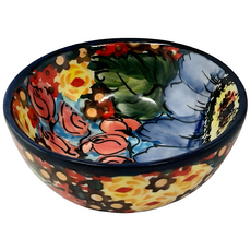 Cerraf 波蘭陶 繁花深處系列 醬料小碗 9cm, 1個, 混合顏色