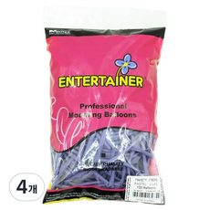 네오텍스 요술풍선 100p 160N, 파스텔라일락, 4개