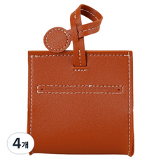 바이데 강아지 깔끔한 편한 풉백파우치, 브라운, 4개, 1개입