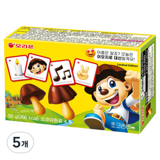 오리온 초코송이 이모지 에디션, 50g, 5개