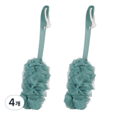 unheve 環形沐浴球身體刷 ONE SIZE, 藍色, 1入, 4個