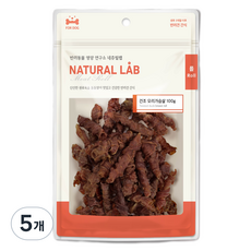 네츄럴랩 강아지 건조 롤 간식, 오리가슴살, 100g, 5개