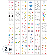 月集 紋身貼紙 30款, J, 2套