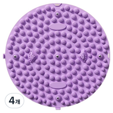 RAONTEM 腳底按摩墊, 4個, 紫色