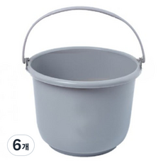 바가지 양동이 3.5L, 그레이, 6개