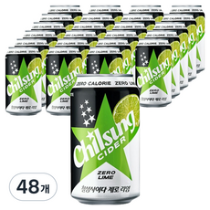 칠성사이다 제로 라임, 355ml, 48개