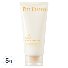 I'm from 蜂蜜糖漿包裝洗面乳, 5個, 120g