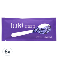 룩트 블루베리 스틱 잼, 50g, 6개