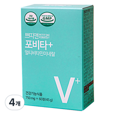 Petit N Povita Plus 綜合維他命礦物質, 4個, 60錠