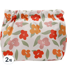 디에스 휴대용 방수 미니 파우치, 화이트, 2개