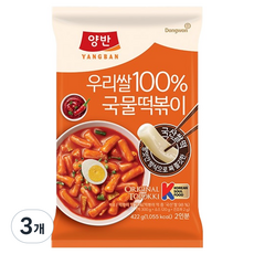 Dongwon 東遠 Yangban 兩班 韓國米湯底辣炒年糕, 3個, 422g