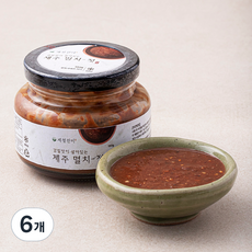 제철진미 감칠맛이 살아있는 제주 멸치젓, 180g, 6개