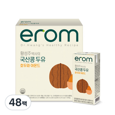 이롬 황성주박사의 국산콩 두유 호두와 아몬드, 190ml, 48개