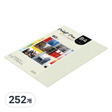 종이문화 프린트프로 얇은 칼라복사지 No 18 라이트그레이 80g, B4, 252개