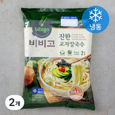 비비고 진한 교자칼국수 2인분 (냉동), 630g, 2개