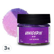 러쉬 립 스크럽, 유니콘, 3개, 20g