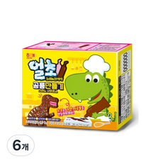해태제과 얼초 공룡만들기 38g, 단품, 6개
