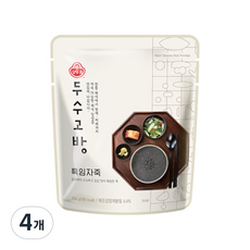 오뚜기 두수고방 흑임자죽, 4개, 250g
