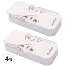 Young&You 便攜式簡約自動牙線收納盒 + 牙線組 白色, 12入, 4個